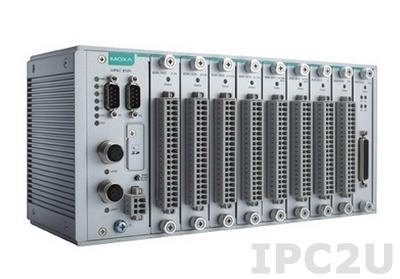 ioPAC 8500-9-RJ45-IEC-T Модульный контроллер RTU, разъемы RJ45, 9 слотов ввода/вывода, соответствует IEC 61131-3,программирование на IsaGRAF6, -40...+75C