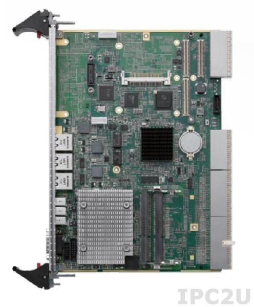 cPCI-6615/D525/M2G Процессорная плата 6U CompactPCI 4HP Intel Atom D525, 2GB DDR3-800 SODIMM, GbE x3, COM, VGA, USB x3, SATA x2, CF, PMC