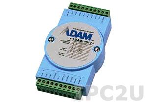 ADAM-4017+-CE Модуль ввода, 8 каналов аналогово ввода, Modbus RTU/ASCII