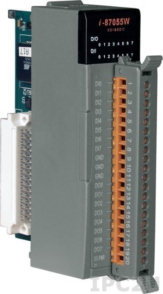I-87055W Высокопрофильный модуль дискретного ввода-вывода без изоляции