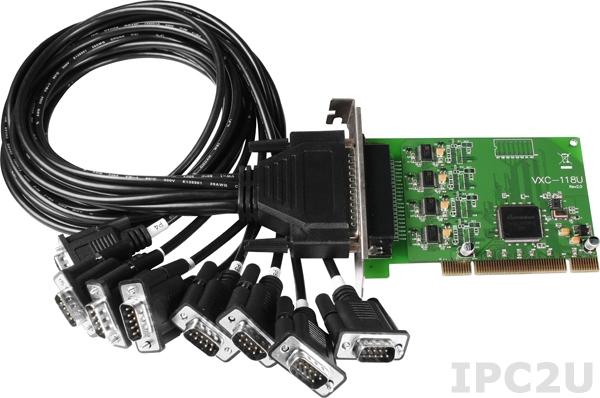 VXC-118U/D2 Universal PCI адаптер 8xRS-232 115.2кбод с кабелем CA-9-6210