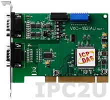 VXC-182iAU CR PCI адаптер 1xRS-232, 1xRS-422/485 115.2кбод c гальванической изоляцией