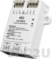 LC-221 Модуль управления освещением, функция управления диммером, 1-канал аналогового выхода, 1 канал дискретного ввода, 1 канала релейного вывода, DCON, Modbus RTU