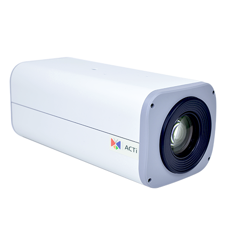 B21 5 МП корпусная IP-камера, моторизованный трансфокатор f5.2-62.4mm/F1.8-3.0, 12х оптич. увеличение, DC диафрагма, H.264, 1080p/30 кадр/сек, день/ночь, WDR, DNR, Аудио, Micro SDHC/SDXC, PoE/DC12В, DI/DO, -10..+50C