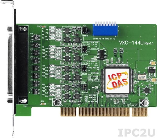 VXC-144U Universal PCI адаптер 4xRS-422/485 115.2кбод