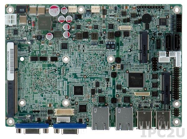 NANO-CV-N26002 Процессорная плата EPIC SBC с Intel Atom N2600 1.6ГГц, DDR3, Dual VGA/LVDS, 2xGbE, USB 2.0, mSATA, SATA 3Гбит/с, Dual PCIe Mini, Audio