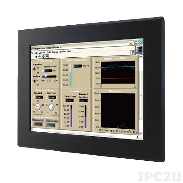 R12L600-PMM2HB Промышленный монитор 12,1&quot;, 1024x768, 1000 нит, контрастность 700:1, VGA, адаптор питания 100-240В AC