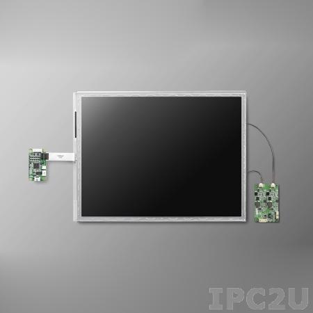 IDK-2119R-K2SXA2E 19&quot; LCD 1280 x 1024 Open Frame дисплей LED, 1200нит, резистивный сенсорный экран (USB), 2xLVDS