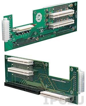 PCI-5SDA-RS 2U двухсторонняя объединительная плата 1xPICMG, 4xPCI слотов, ATX, RoHS