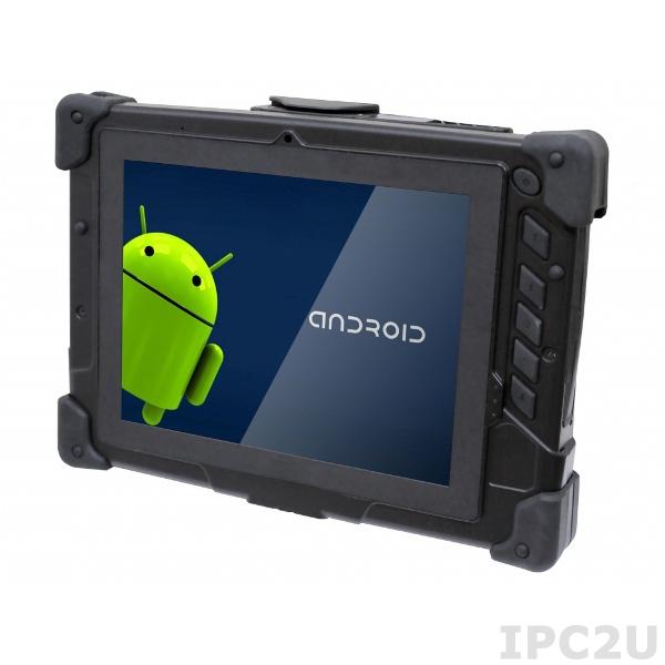 IMT-8 IMT-8 Rugged Tablet PC, 8&#039;&#039; TFT LCD, Touch Screen, MT6577 Dual core 1GHz, 1GB LPDDR2, 8G eMMC, 1 x 10/100 LAN, 1xCOM, 2xUSB, 802.11a/ b/g/n Wireless Module, Bluetooth Module, GPS Module, Android 4.1 OS, 100-240V AC-In