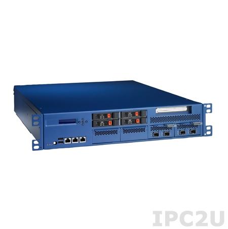 FWA-6510-00E Сервер сетевой безопасности 2U, поддержка 2xIntel Xeon E5-2600, чипсет Intel C604, DDR3 1066/1333/1600 DIMM, 4xPCIe x8, 1xPCIe x8 riser плата, 2xLAN, 4xNMC, 4x2.5&quot; Горячая замена SAS/SATA, 1xCFast, 2xUSB, 1xCOM, источник питания (1+1)