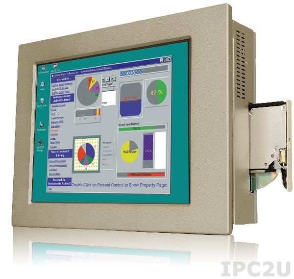 PPC-5170AD-H61-P/R Панельная рабочая станция с 17&quot; TFT LCD, алюминиевая передняя панель, Intel Dual Core G6xxT (свыше 2,2ГГц), TDP 35Вт, 2х2Гб DDR3, отсек 1x2.5&quot;, отсек для Slim DVD-ROM, 1xCF II, 1xPCI или 1xPCIe, БП ACE-4520C