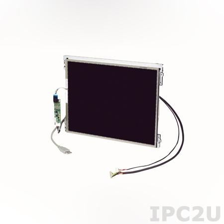 IDK-1108R-45SVA1E 8.4&quot; LCD 800 x 600 Open Frame дисплей LED, 450нит, резистивный сенсорный экран (USB), LVDS