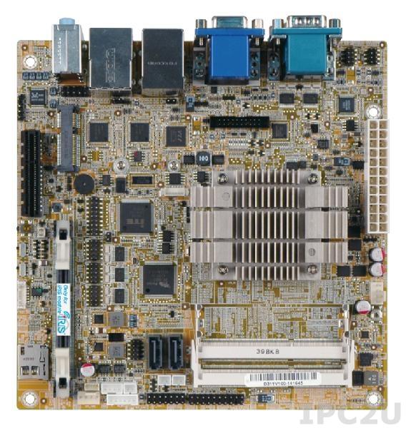 KINO-ABT-i2-N29301 Процессорная плата Mini-ITX, Intel Celeron N2930(7.5Вт), 2x204-pin 1066/1333 DDR3L, VGA, HDMI, 2xCOM, 2xRJ-45, 2xUSB 2.0, 2xUSB 3.0, 1xPCIe x1, 2xSATA 3Gb/s, HD Аудио