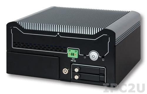 WEBS-3583-4330TE Компактный безвентиляторный компьютер с Intel Core i3-4330TE 2.4ГГц, Q87 chipset, VGA/DP/HDMI, 2xGb LAN, 6xCOM, 4xUSB 3.0, 4xUSB2.0, отсеки 2x2.5&quot; SATA HDD, mSATA, Mini-PCIe, 2xPCIe x1, Audio, адаптер питания 120Вт