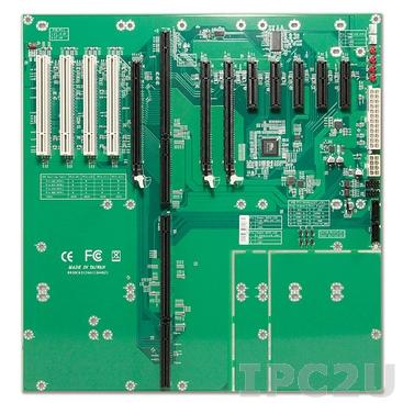 PBPE-13A4 Объединительная плата PICMG 1.3 13 слотов с 1xPICMG, PCIe x16(1), PCIe x16(2, x1 signal), PCIe x4(5, x1 signal), PCI(4)