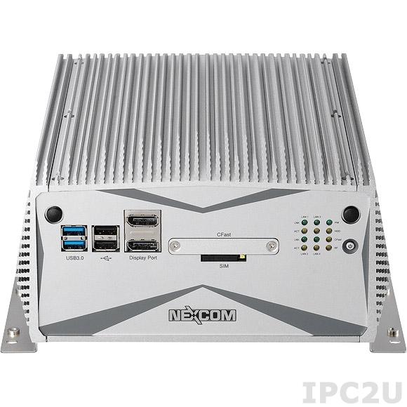 NISE-3640VR Встраиваемый компьютер с Intel Core i7-3517UE 1.7ГГц, 4Гб DDR3, VGA, DVI-D, 2xDisplay Port, 4xGbE LAN, 4xUSB, 6xCOM, Audio, CFast слот, отсек для 2x3.5&quot; SATA HDD, 24В DC