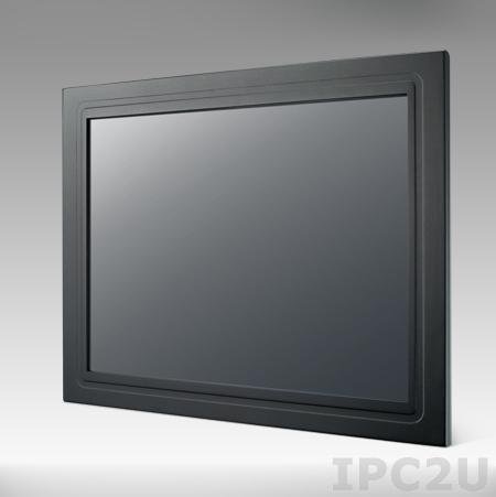 IDS-3219R-35SXA1E 19&quot; LCD монитор LED, 350 нит, 1xVGA, 1xDVI, 5-проводной резистивный сенсорный экран (1xRS232, 1xUSB), 12V DC-in