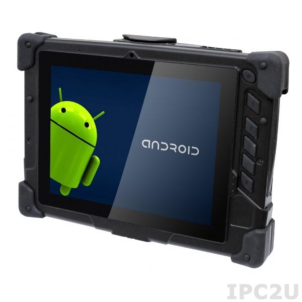 IQ-8 IQ-8 Rugged Tablet PC, 8&#039;&#039; TFT LCD, Touch Screen, Qualcomm S4 APQ8060A Cortex A15 Dual core 1.5G, 1GB LPDDR2, 8G eMMC, 1 x 10/100, 1xCOM, 1xUSB, 802.11a/ b/g/n Wireless Module, Bluetooth Module, GPS Module, Android 4.3 OS, 100-240V AC-In