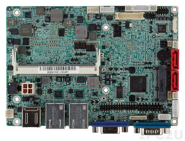 WAFER-NM701-1007U Процессорная плата формата 3.5&quot; Intel Celeron 1007U 1.5ГГц (2ядра), до 8Гб DDR3, VGA/ LVDS 24-bit, 4xCOM, 2xGbE LAN, 6xUSB, PS/2, 2xSATA, DIO, Audio, Mini-PCIe